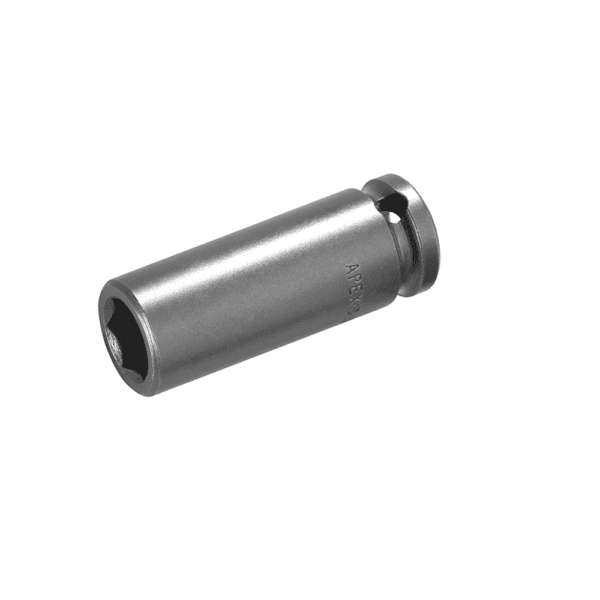 MB-3514 Apex 7/16'' Magnetic Bolt Clearance Thin Wall Long Socket,  3/8'' Square Drive