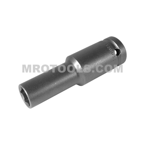 12MM55 Apex 12mm Thin Wall Metric Extra Long Socket, 1/2'' Square Drive