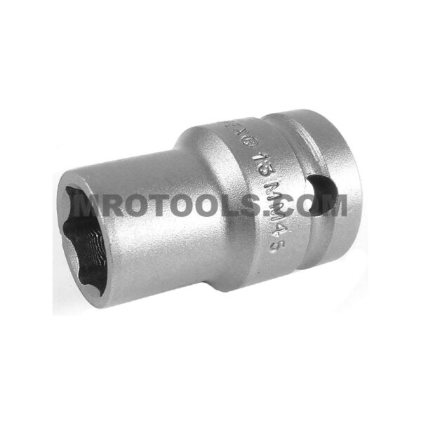13MM45 Apex 13mm Thin Wall Metric Standard Socket, 1/2'' Square Drive