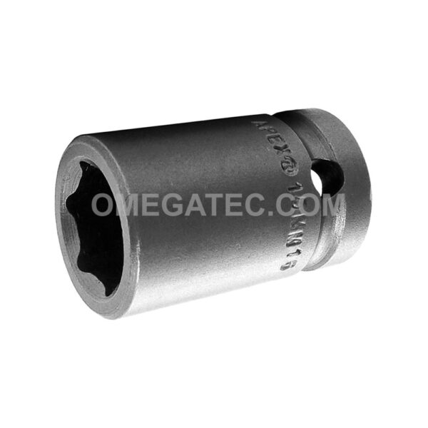 15MM15 Apex 15mm Metric Standard Socket, 1/2'' Square Drive