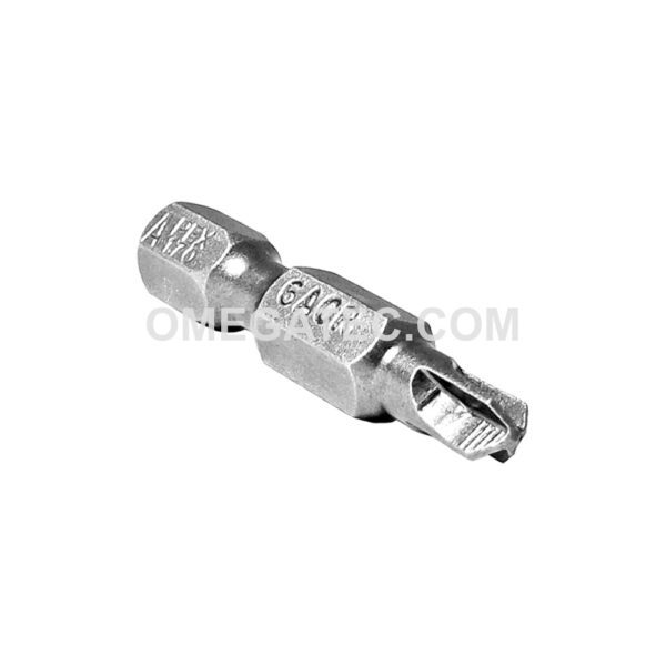 170-6-ACR Apex #6 Torq-Set Bit, 1/4''Hex Power Drive, With ACR