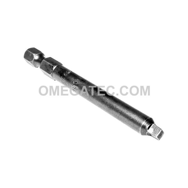 1951-2X Apex #2 Square Recess Bit, 1/4'' Hex Power Drive, Turned Body