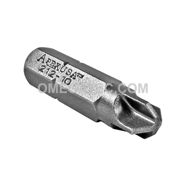212-10 Apex #10 Torq-Set Bit, 1/4'' Hex Drive Insert