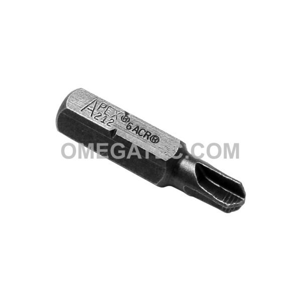 212-6-ACR Apex #6 ACR Torq-Set Bit, 1/4'' Hex Drive In
