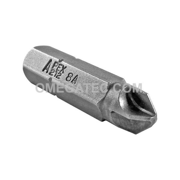 212-8A Apex #8 Torq-Set Bit, 5/16'' Hex Insert