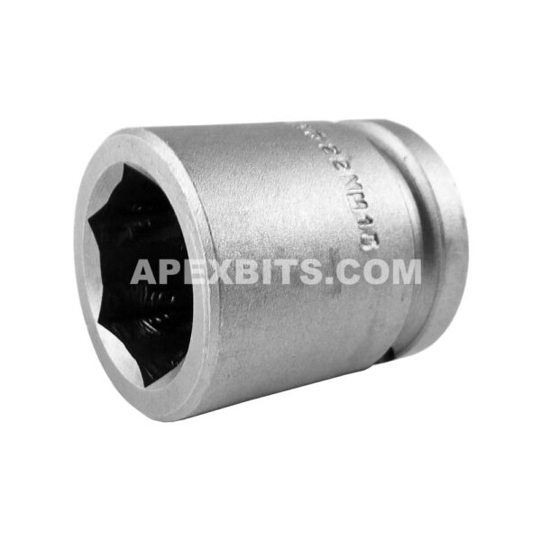 22MM15 Apex 22mm Metric Standard Socket, 1/2'' Square Drive