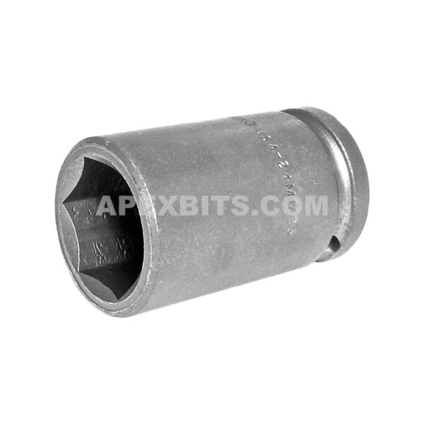 24MM25 Apex 24mm Metric Long Socket, 1/2'' Square Drive