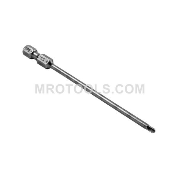 265-2 Apex #2 Torq-Set Bit, 1/4'' Hex Power Drive
