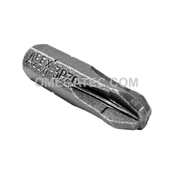 440-3-PZDX Apex Pozidriv, 1/4'' Drive, #3 Insert Bits