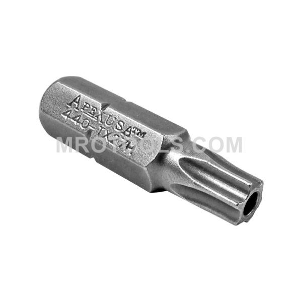 440-TX-27-H Apex Torx Bit, 1/4'' Hex Insert, Tamper Resistant