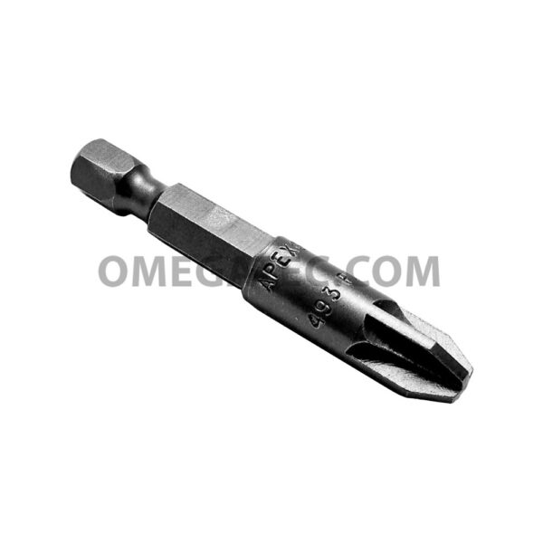 493-PZDX Apex Pozidriv, 1/4'' Drive, #3 Power Drive Bits