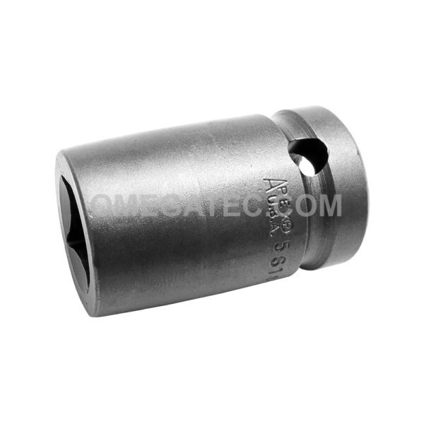 5614 Apex 7/16'' Standard Socket, For Single Square Nuts, 1/2'' Square Drive