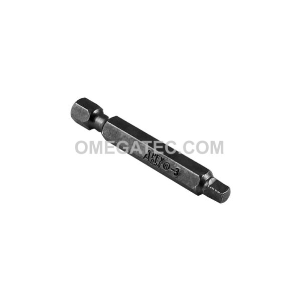 954-3X Apex #3 Square Recess Bit, 1/4'' Hex Power Drive