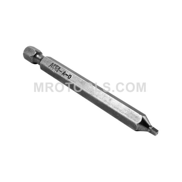 954-A-0X Apex #0 Square Recess Bit, 1/4'' Hex Power Drive