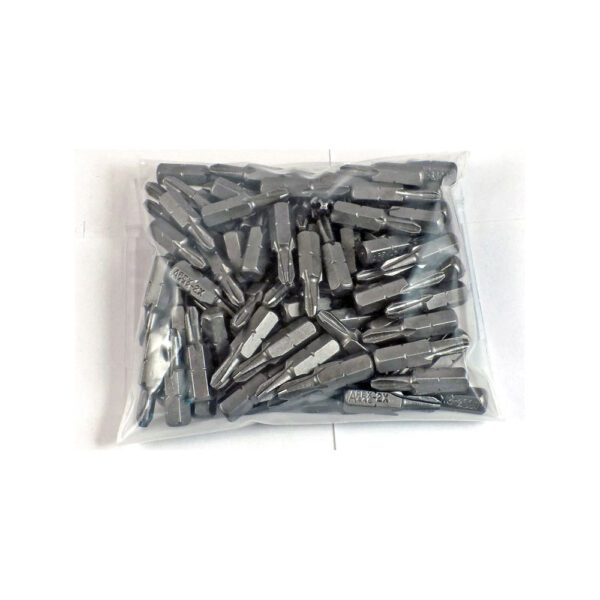 446-2X Apex 1/4'' Phillips  #2 Hex Insert Bits, Pack of 100