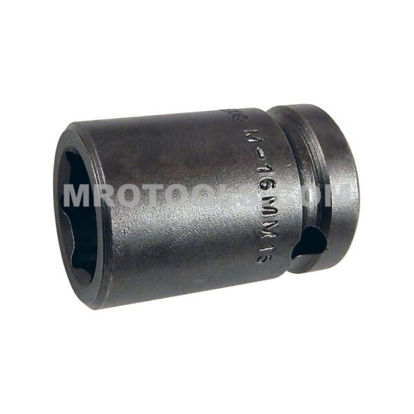 M-16MM15 Apex 16mm Magnetic Metric Standard Socket, 1/2'' Square Drive