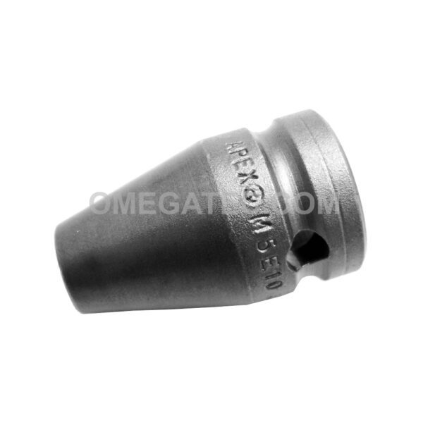 M5E10 Apex 5/16'' Magnetic Socket, For Sheet Metal Screws, Predrilled Holes, 1/2'' Square Drive