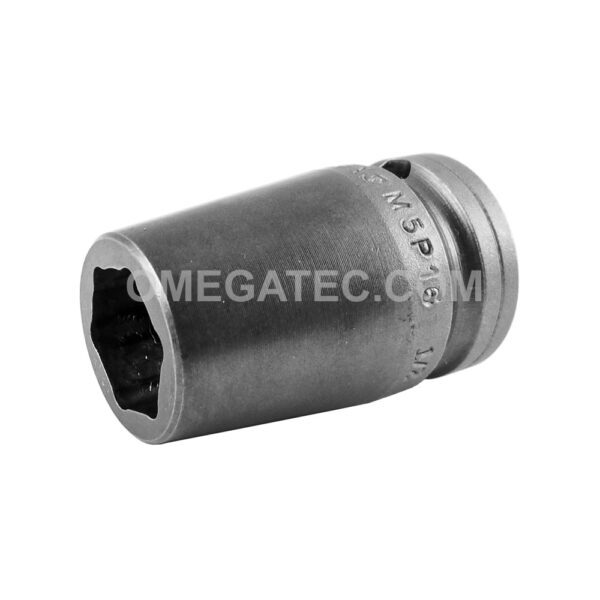 M5P16 Apex 1/2'' Magnetic Socket, For Sheet Metal Screws, Self-Tapping Screws, 1/2'' Square Drive