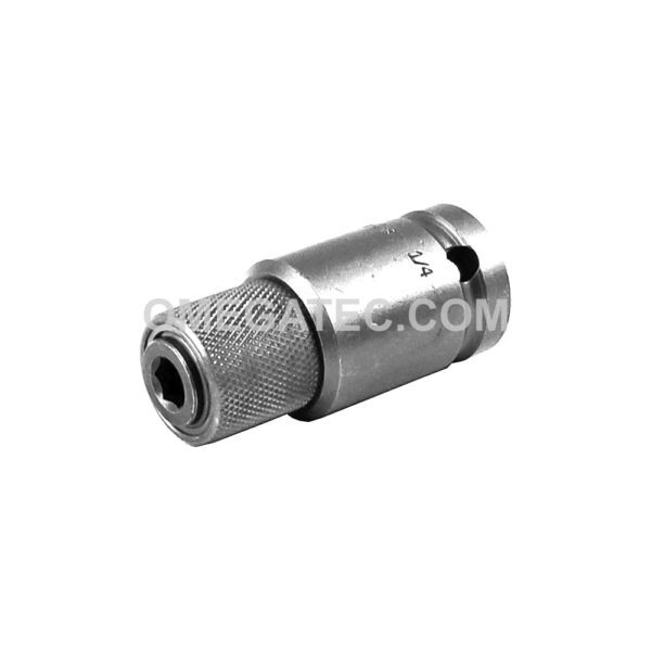 QR-508 Apex Brand Female Square Drive Bit Holder, Quick Releasing Chuck